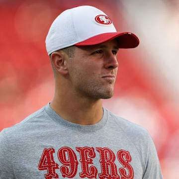 Purdy threw for two touchdowns, two interceptions and 277 passing yards in San Francisco's opener vs. the Seahawks. 