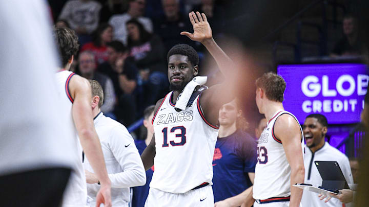 Gonzaga senior forward Graham Ike. Gonzaga senior forward Graham Ike.