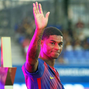 Marcus Rashford joined Barcelona on a one-year loan from Manchester United.