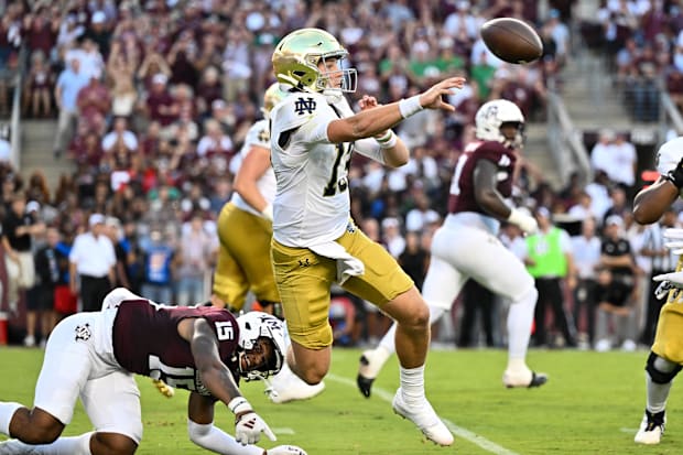 Riley Leonard, Notre Dame quarterback