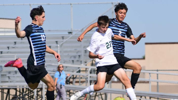 Vista Ridge vs. Falcon in Colorado JV high school boys soccer contest (08/21/2025)
