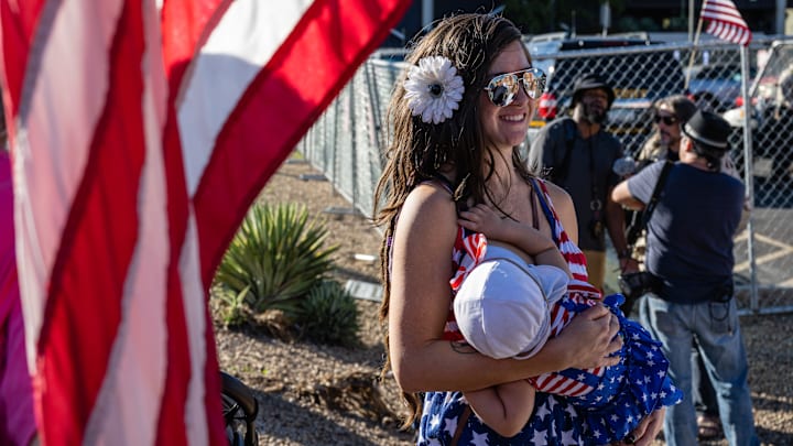 Right Wing Activists Demonstrate Outside Maricopa County Elections Department