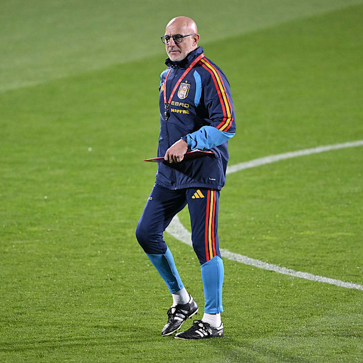 Spain National Football Team training session