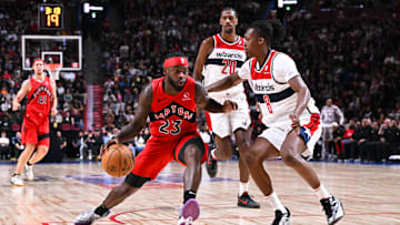 Bub Carrington, Washington Wizards and Jamal Shead, Toronto Raptors