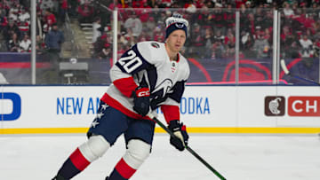 Lars Eller, Washington Capitals Mandatory Credit: James Guillory-Imagn Images