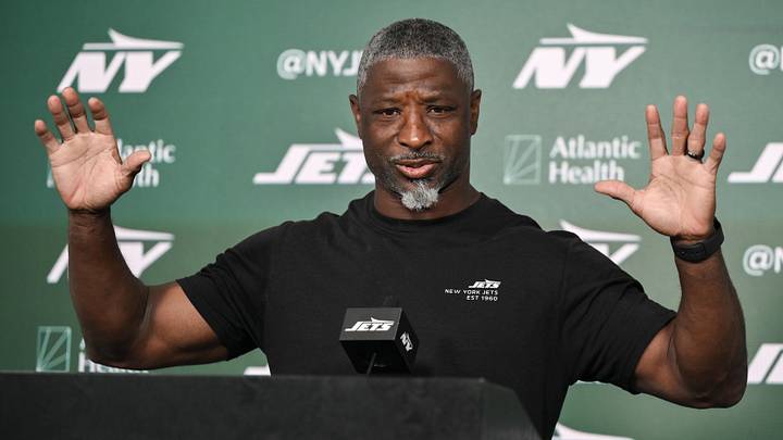 New York Jets head coach Aaron Glenn