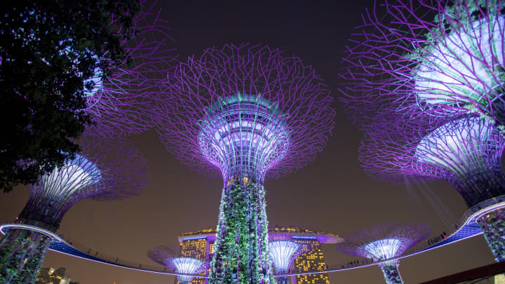 Gardens by the Bay in Singapore.