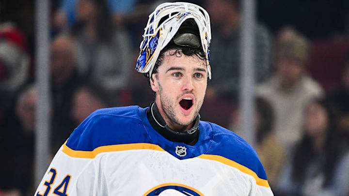 Buffalo Sabres goalie Alex Lyon
