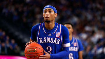 Kansas basketball point guard Dajuan Harris Jr.