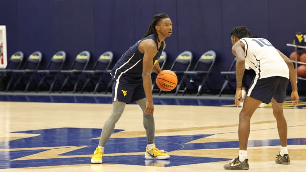 West Virginia University guard Javon Small