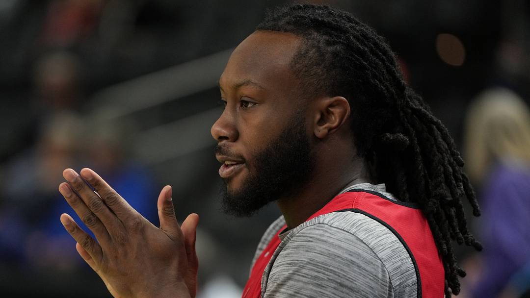 Mar 18, 2026; Greenville, SC, USA; Ohio State Buckeyes guard Bruce Thornton (2) during a practice session ahead of the first round of the men's 2026 NCAA Tournament at Bon Secours Wellness Arena. Mandatory Credit: Bob Donnan-Imagn Images