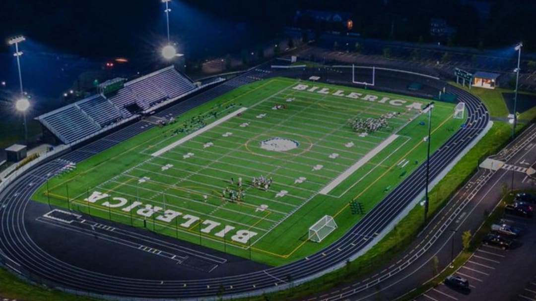 Billerica Memorial high school football field