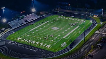Billerica Memorial high school football field