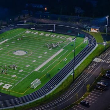 Billerica Memorial high school football field