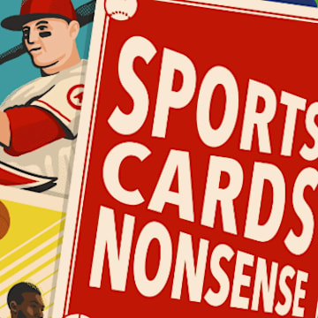 Major selling brand Sports Cards Nonsense is breaking on eBay Live.