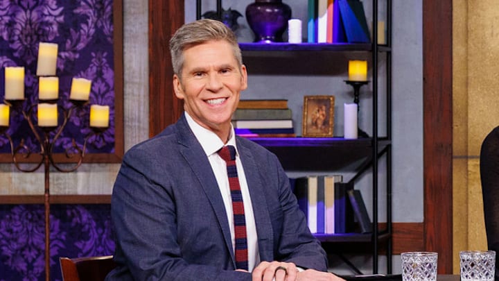 Host John Henson, Judges Carla Hall, Zac Young and Stephanie Boswell, portrait, as seen on Halloween Baking Championship, Season 11.