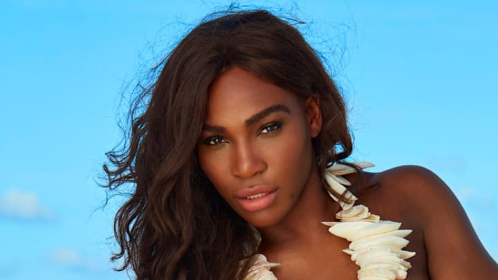 Serena Williams was photographed by Emmanuelle Hauguel in Turks and Caicos. Serena Williams was photographed by Emmanuelle Hauguel in Turks and Caicos.