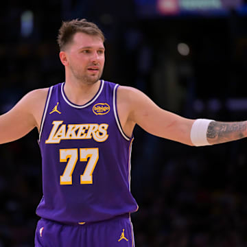 Los Angeles Lakers guard Luka Doncic is a solid prop target on Sunday.