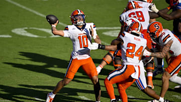 Syracuse football head coach Fran Brown continues to say that Rickie Collins gives the Orange the best chance to win at QB.