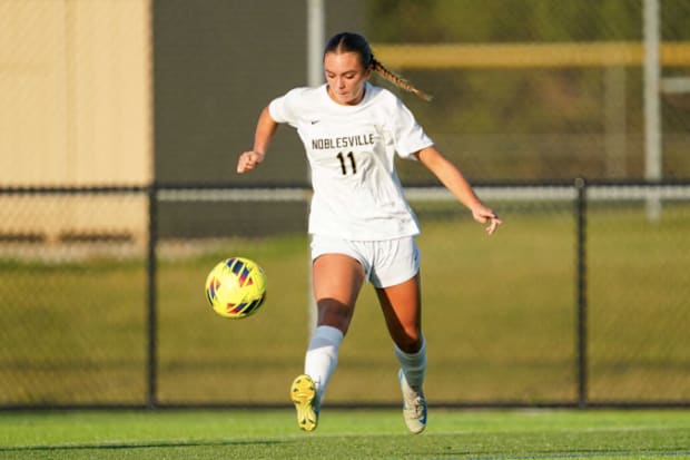 Hamilton Southeastern vs. Noblesville in Indiana Varsity high school girls soccer showdown - Aug. 30, 2025