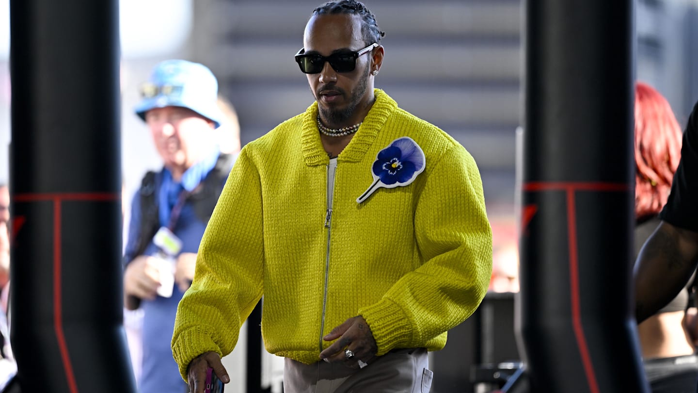 Lewis Hamilton Arrives at Ferrari's Maranello for Simulator Sessions