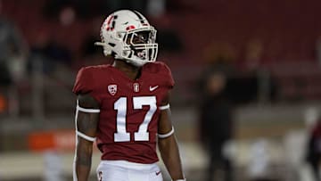 Stanford Cardinal cornerback Kyu Blu Kelly (17)