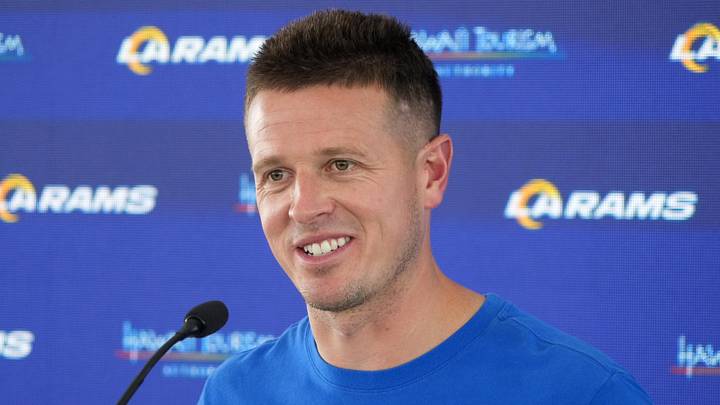 Los Angeles Rams offensive coordinator Mike LaFleur.