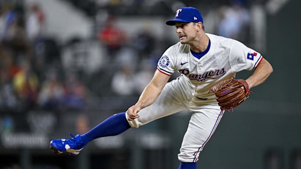 Texas Rangers reliever David Robertson moved into sole possession of 11th place all-time with 1,143 relief strikeouts.