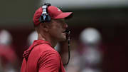10/29/25 MFB MFB bye week practice Alabama Football Head Coach Kalen DeBoer Photo by Kent Gidley