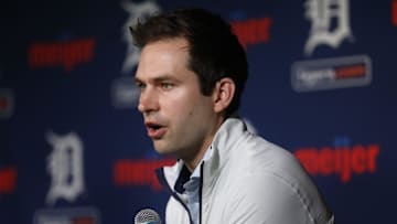 Detroit Tigers president of baseball operations Scott Harris