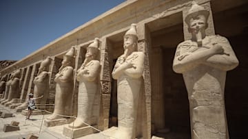 Mortuary temple of Hatshepsut in Egypt