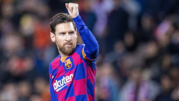 Lionel Messi im Trikot des FC Barcelona 