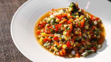 It's simple, delectable, and vegetarian.