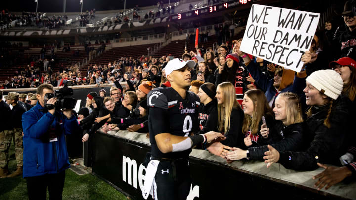 The Cincinnati Bearcats are on the verge of an undefeated season and the possibility of a CFB berth but have to beat the ECU Pirates this week first.