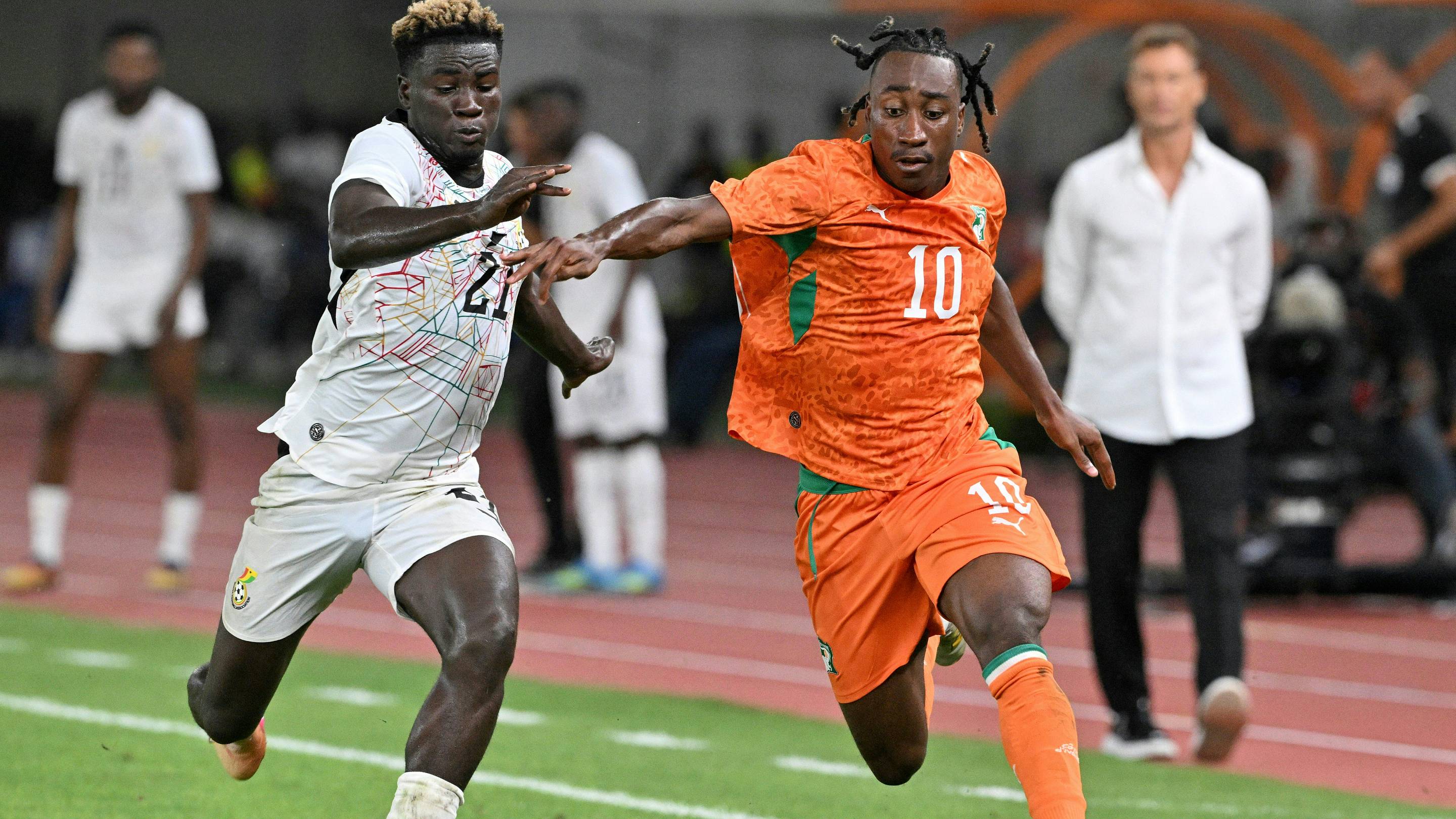 Yan Diomande’s international performances may cause a headache for Jose Mourinho