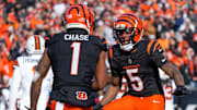The Bengals have not yet reached longterm deals with Chase or Higgins.