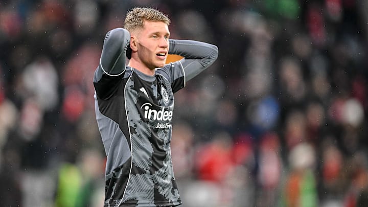 Elias Baum ist bei Frankfurt nur Ergänzungsspieler