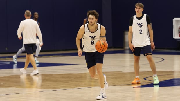 West Virginia University forward Ofri Naveh