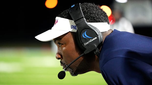 Manatee High School's football team head coach Jacquez Green