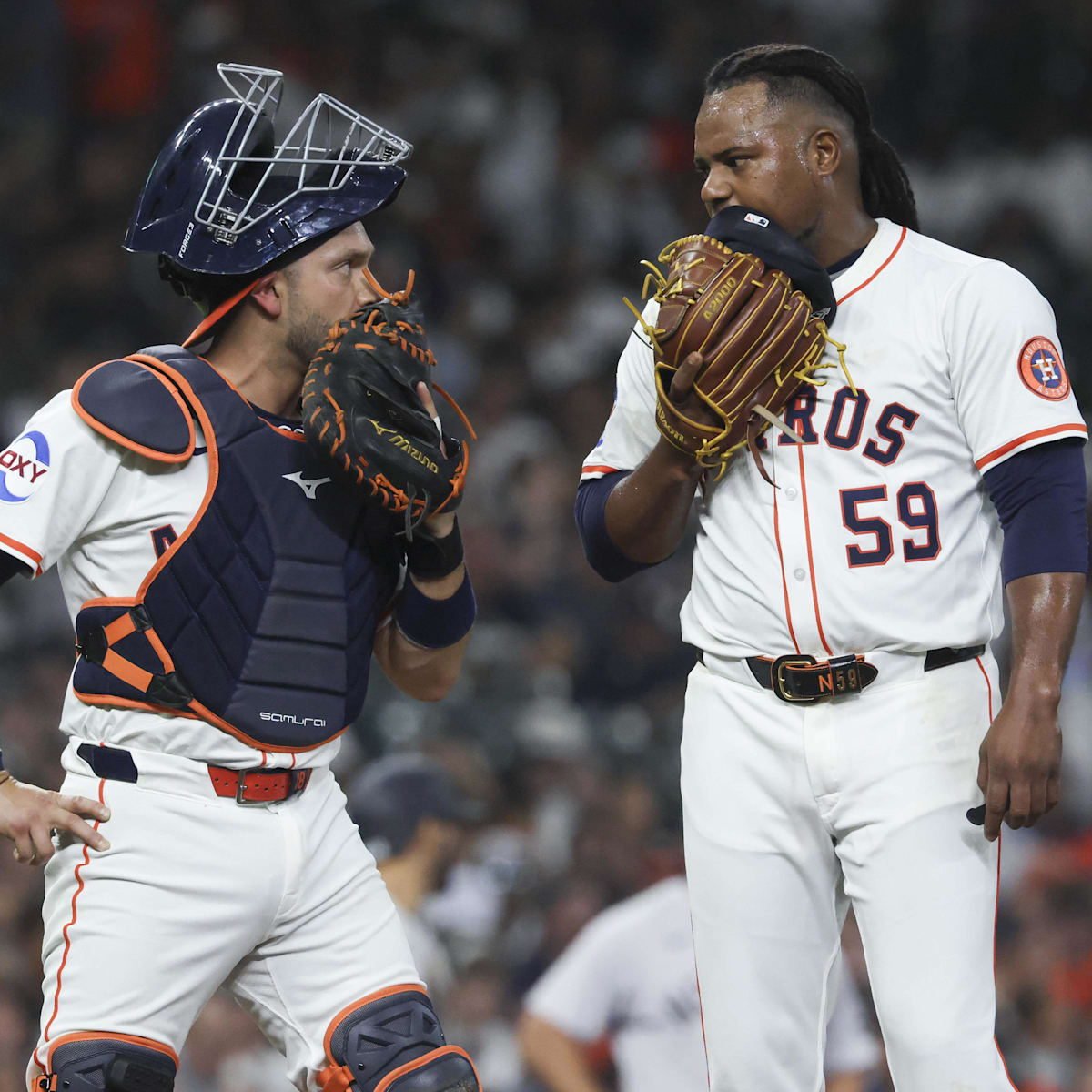 Framber Valdez, Astros Catcher Had Bizarre Exchange After Miscue Led to Grand Slam