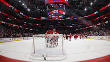 Logan Thompson, Washington Capitals Mandatory Credit: Geoff Burke-Imagn Images