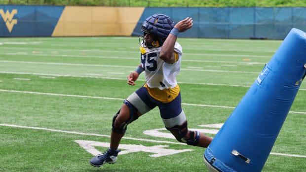 West Virginia University defensive lineman Zachariah Keith.