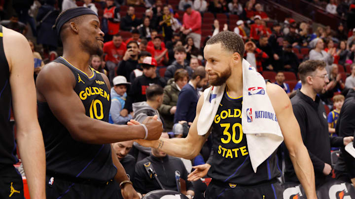 Golden State Warriors stars Jimmy Butler and Stephen Curry