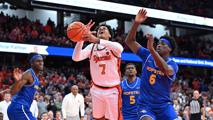 Syracuse basketball suffered an inexcusable loss to Hofstra at home, and the Orange's postseason resume is in chaos.