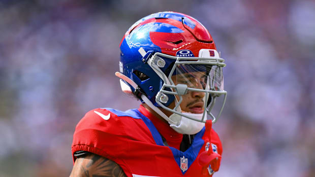 New York Giants wide receiver Jalin Hyatt   
