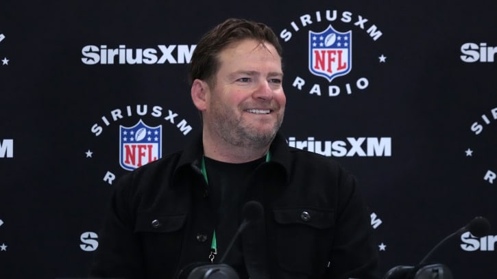 Feb 27, 2024; Indianapolis, IN, USA; Seattle Seahawks general manager John Schneider on the SiriusXM