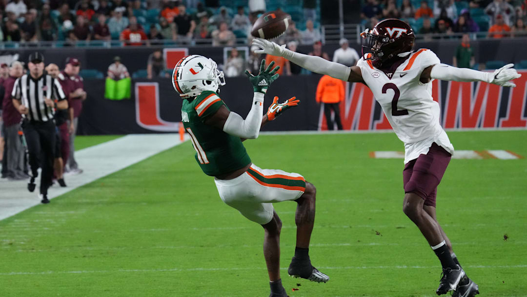Hurricane wideouts aren't stars anymore. 