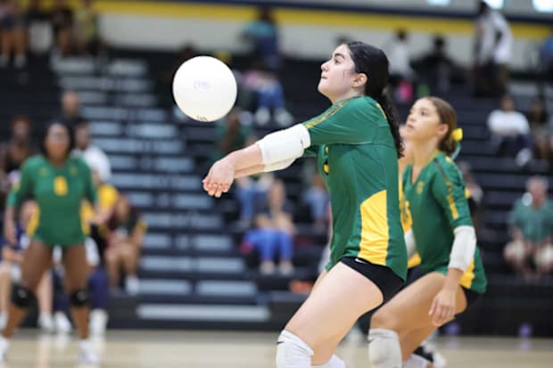 Cape Fear vs. Pine Forest in North Carolina Varsity high school volleyball clash Aug. 26, 2025