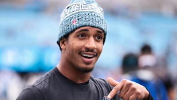 Carolina Panthers running back Chuba Hubbard