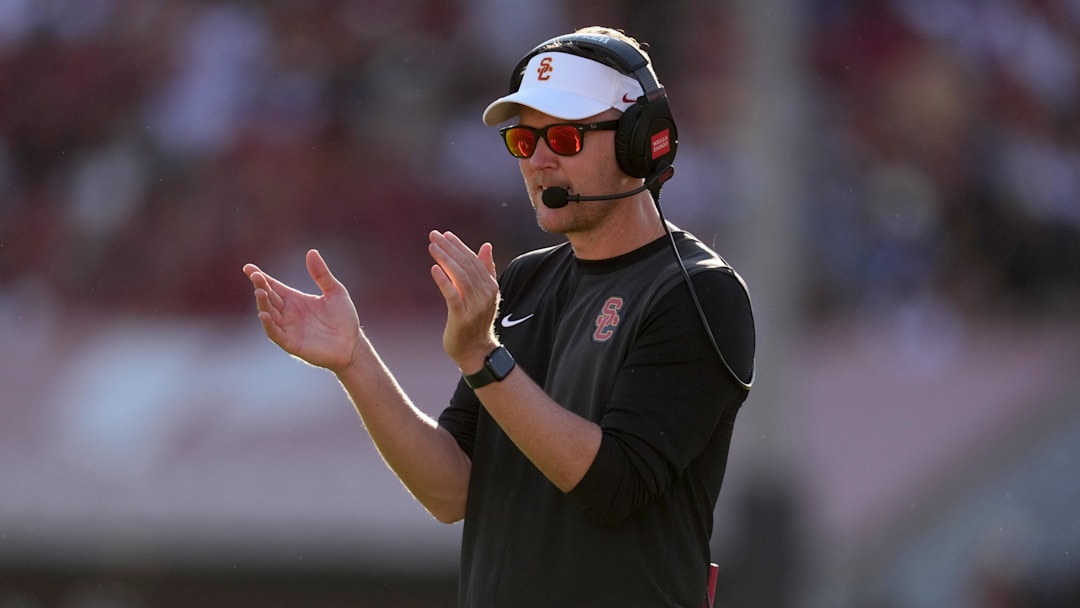 USC Trojans head coach Lincoln Riley